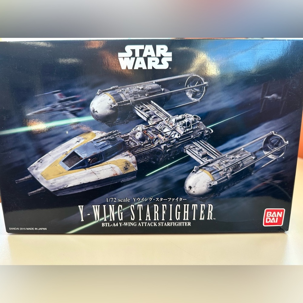 BAN DAI Star Wars Model Kit  Y-WING STARFIGHTER  1:72 Scale Japan Model 2015 NIB